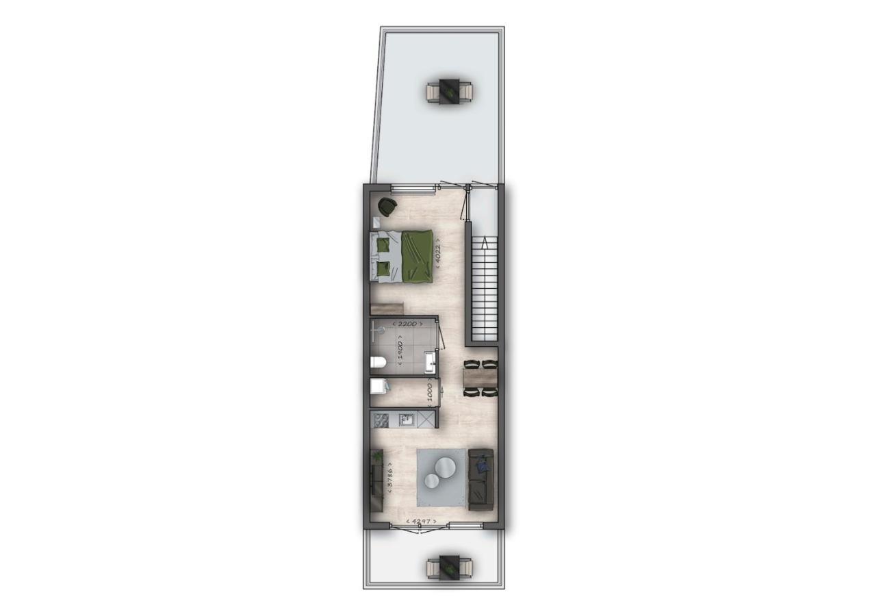 Апартаменты Sunny 45M2 Penthouse With Balcony And Terrace - R65C Эйндховен Экстерьер фото