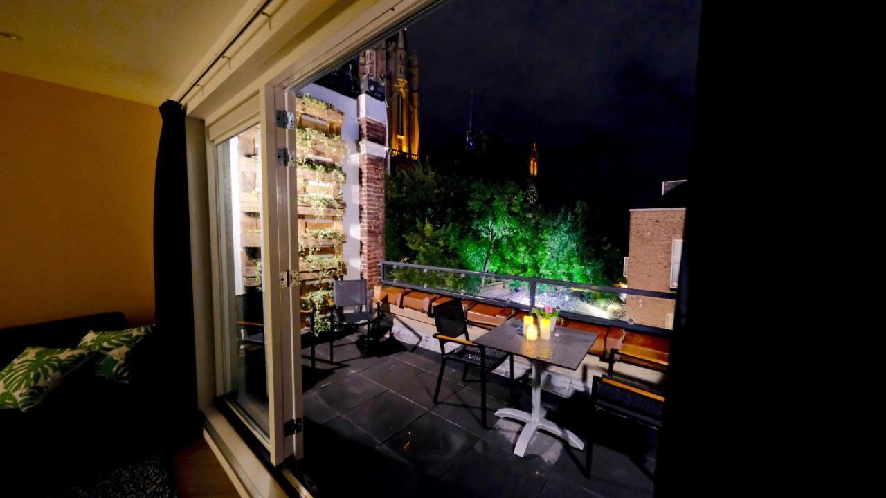 Апартаменты Sunny 45M2 Penthouse With Balcony And Terrace - R65C Эйндховен Экстерьер фото